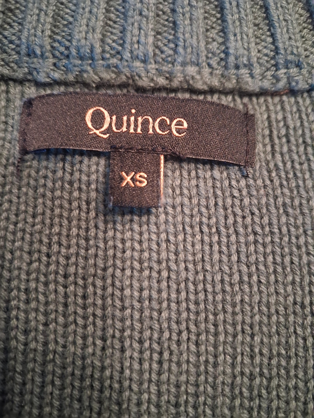 Quince Olive Green Button-Front Cardigan - Picture 2 of 8